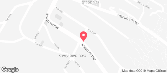 קונדיטורית טיבי - מפה