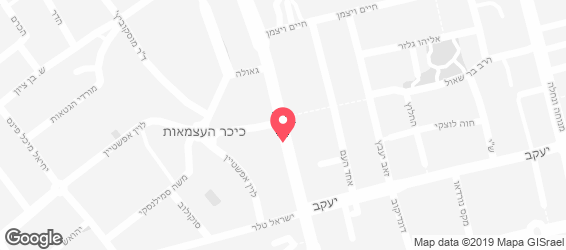 פיצה מתי רחובות - מפה