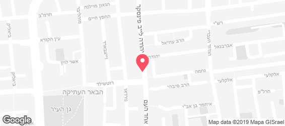 חומוס באשר פנינת המזרח ראשון לציון - מפה