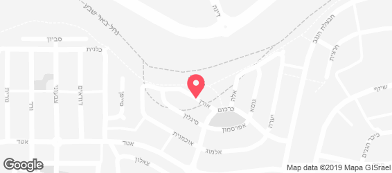 מאפיית  אורן - מפה