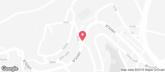 פיצה ירושלים 2 - מפה