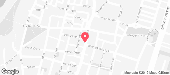 מאפית כחיל - יאפא טוסט - מפה