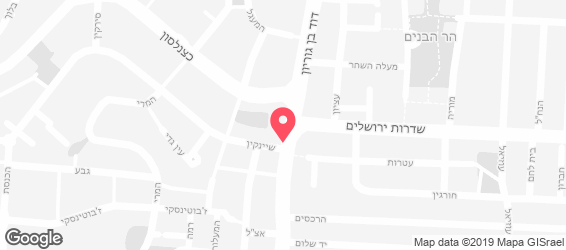 פלאפל התאומים - מפה