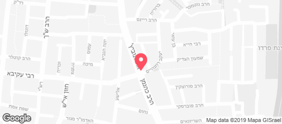 פלאפל עזרא - מפה