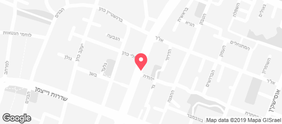 גלידה פרדו - מפה