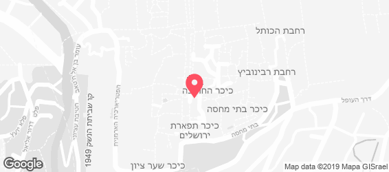 פיצה ופלאפל הרובע - מפה