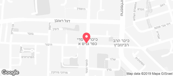 קפה גנים - מפה