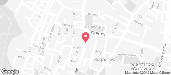 מרכז החומוס האסלי - מפה