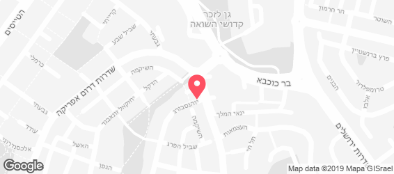 פיצה עדן - מפה