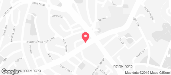 פיצה בר אילן - מפה