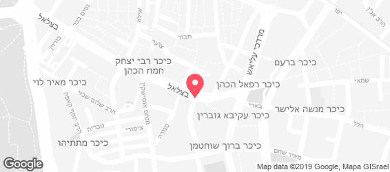 נוקטורנו - בית וקפה ירושלים - מפה
