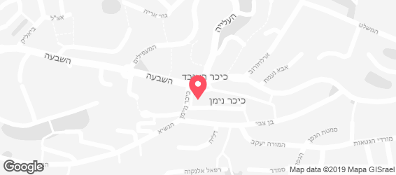 מרכז הפיצה - מפה