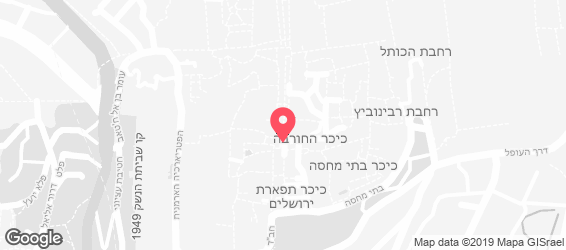 פיצה קארדו - מפה