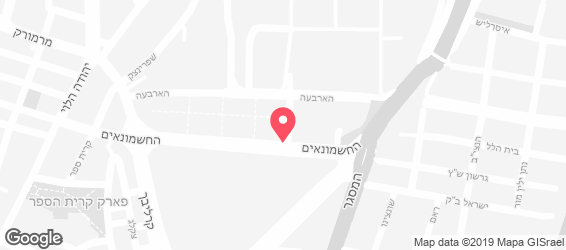 בית החומוס והפול - מפה
