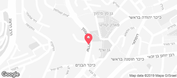 קפה עגנון - מפה