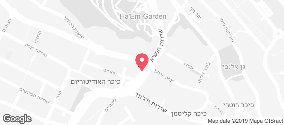 סנדוויץ' בר כרמל - מפה