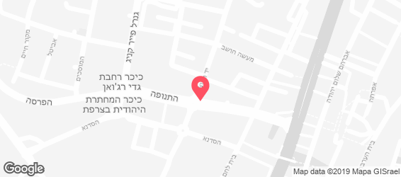 סטקיית צדקיהו ירושלים - מפה