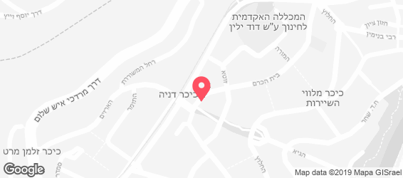 האבא של הפלאפל שבח - מפה