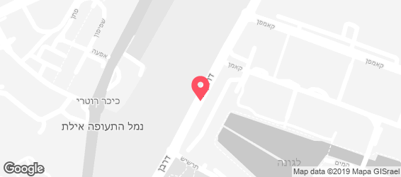 פיצה האט  - מפה