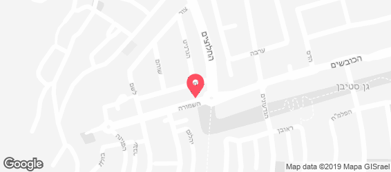 פיצה קפריצ'יו  - מפה