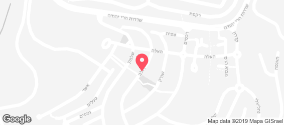 מסעדת הדודאים - מפה