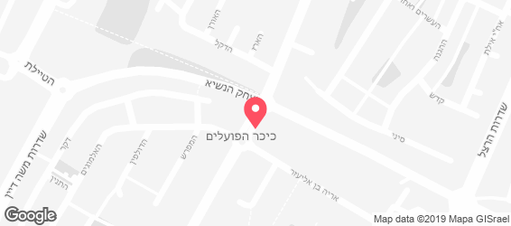 פינת הסנדוויץ הטוניסאי - מפה