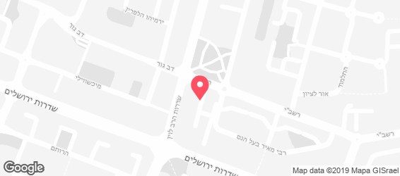מאפיות אנג'ל - מפה