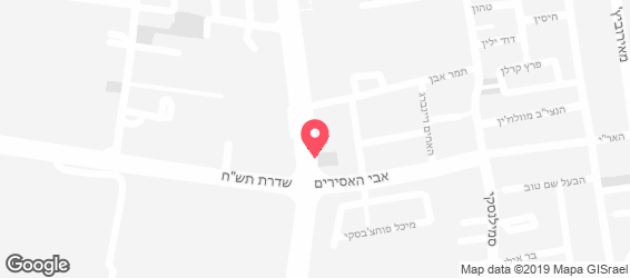 גן הורדים - מפה