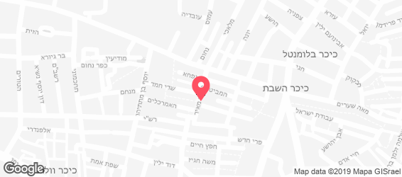 פיצה קלינטון - מפה