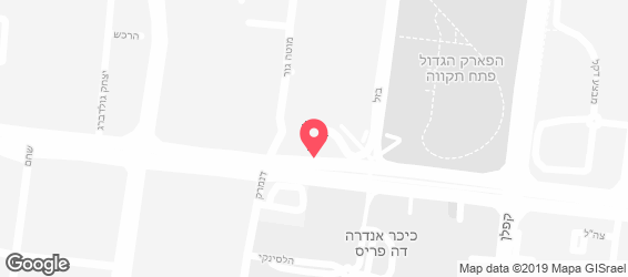 גלידה באר שבע - מפה