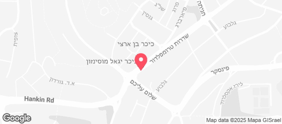 פלאפל זהר חיפה - מפה