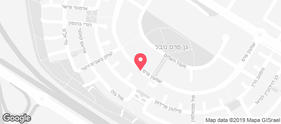 פיצה ירושלים 2 - מפה