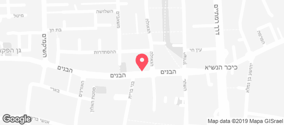 פיצה זזה - מפה