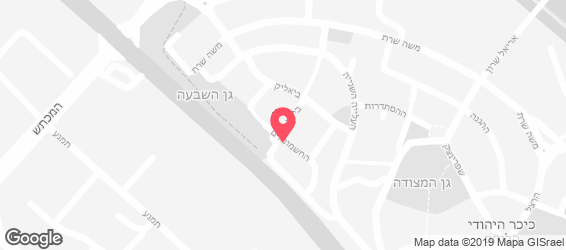 עזרא ובניו אזור - מפה