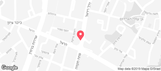 קריספי פיצה - מפה