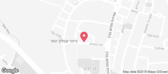 פיצה האט  - מפה