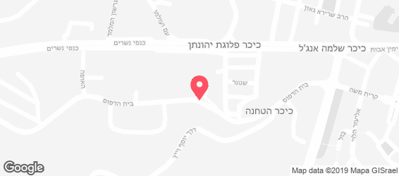 בורגרס בר - מפה
