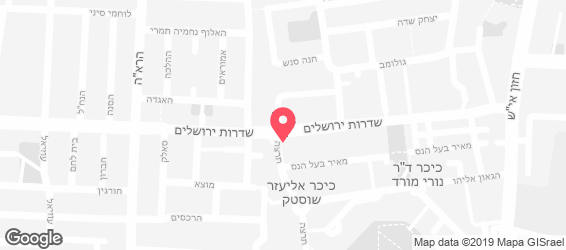 קונדיטוריה וניל - מפה