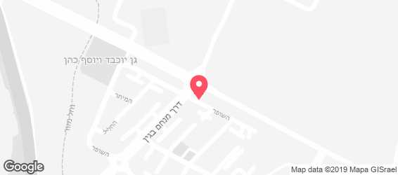 קייטרינג התאנה - מפה