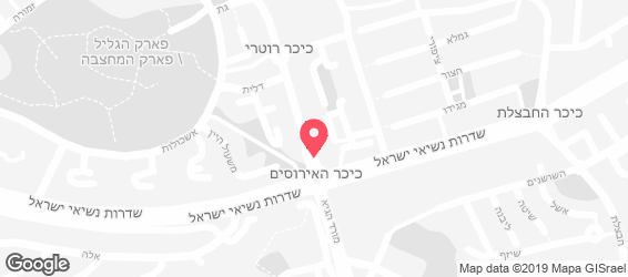 פאפא פיצה - מפה