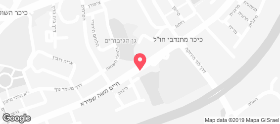 קריספי פיצה  - מפה