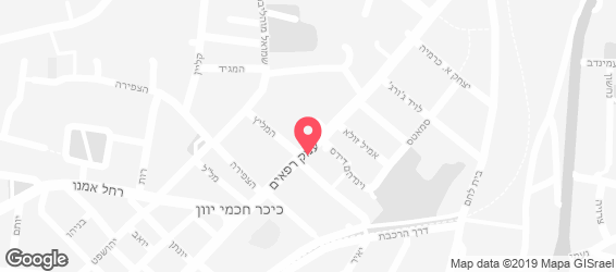 בורגרס בר, המושבה הגרמנית - מפה