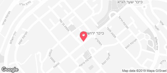 פיצה רבין - מפה