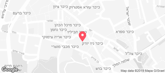הרווי'ס ירושלים - מפה