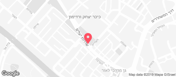 פיצה הגשר - מפה
