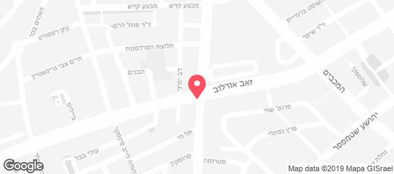 המושבה - פלאפל 4 טעמים - מפה