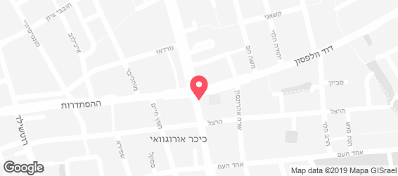 קפה הלל - מפה