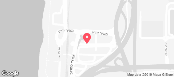 בורגראנץ' חוף הכרמל חיפה - מפה