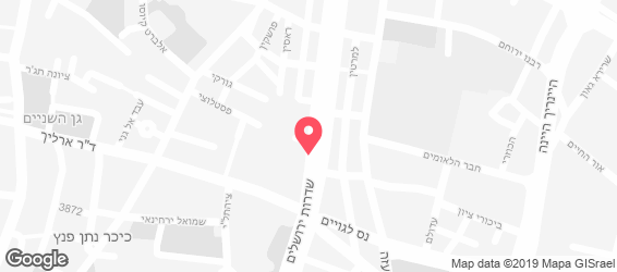 פלאפל איציק - מפה