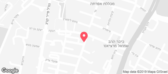 עינוגים - מפה